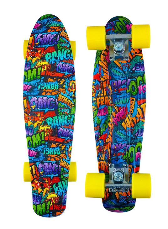 Sport1 Kolor Skateboard, Multicolore, 57 EU, 707100066