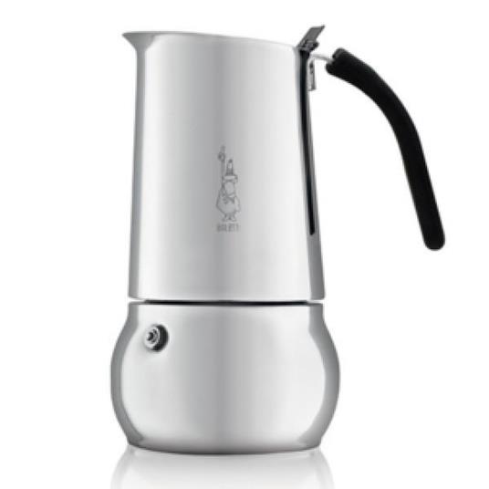 Bialetti Kitty Moka pot Nero, Acciaio inossidabile - 2