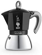 Bialetti Moka Induktion 1,4 L Nero, Argento