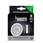 Bialetti Ricambi, Include 1 Guarnizione e 1 Piastrina, Compatibili con Venus, Kitty, Musa e Class (6 Tazze)