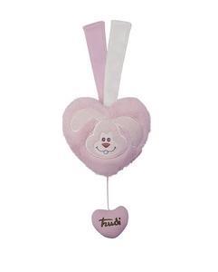 Peluche Carillon Cremino Cuore rosa Trudi - 2