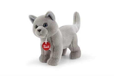 Trudi. Gatto Celestino S Peluche Colore Grigio 21038 - Trudi - Trudi  Classic - Gatti - Giocattoli | IBS