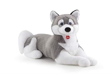 Trudi. Husky Marcus Peluche Colore Bianco/Grigio 22277 - 2