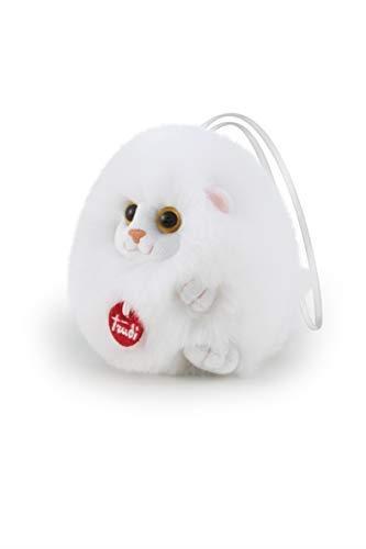 Trudi Charm Gatto Peluche Mini appendibile Colore Bianco XXS 29082 - Trudi  - Trudini - Gatti - Giocattoli | IBS