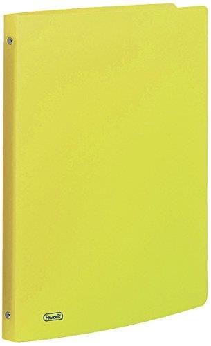 Favorit Neon raccoglitore ad anelli A4 Giallo