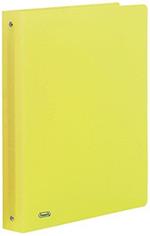 Favorit Neon raccoglitore ad anelli A4 Giallo