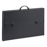 VALIGETTA POLIONDA 37x60x5 CM BORDO RIGIDO NERO