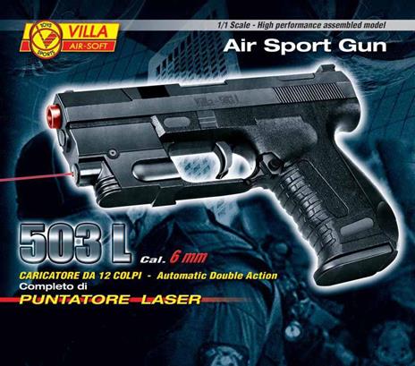 Pistola aria compressa V-503 puntatore laser - 3