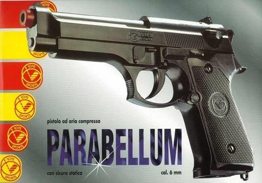 Pistola Parabellum calibro 6 - Villa Giocattoli - Pistole e fucili -  Giocattoli