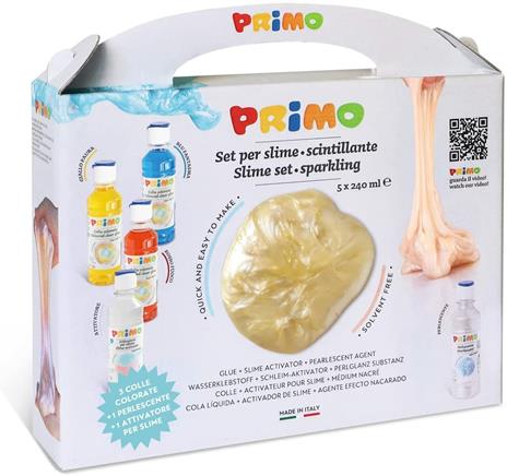 PRIMO- Set Slime, Multicolore, 3312SLIMESET2