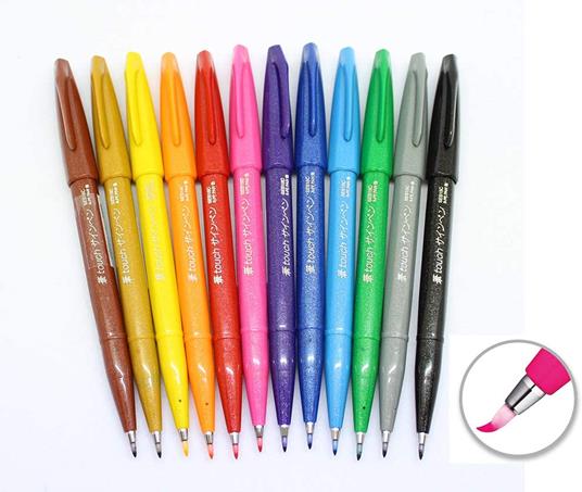 Pentel Pennarello Brush 6pz Se515 0022050 - 2