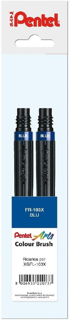 Refill Pentel Color Brush Set 2 Pezzi Blu
