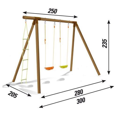 SET FIORDALISO: 2 ALTALENE SCALA IN CORDA - 3