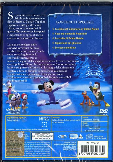 Topolino strepitoso Natale (DVD) - DVD - Film di Matthew O'Callaghan  Animazione | IBS