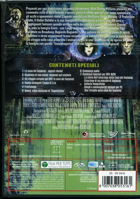 La casa dei fantasmi di Rob Minkoff - DVD - 2