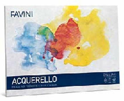 Blocco Acquerello 25x33 Gr.350 Fg10