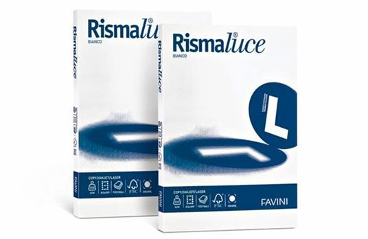 Carta Multiuso Rismaluce Bianca A4 170gr. 150ff