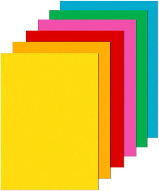Favini Cartoncino colorato Rismaluce A3-140 g/mq, Assortiti 6 Colori,  risma200) - Cartotecnica Favini - Cartoleria e scuola | IBS
