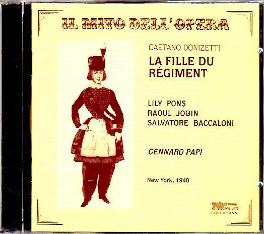 La figlia del reggimento - CD Audio di Gaetano Donizetti