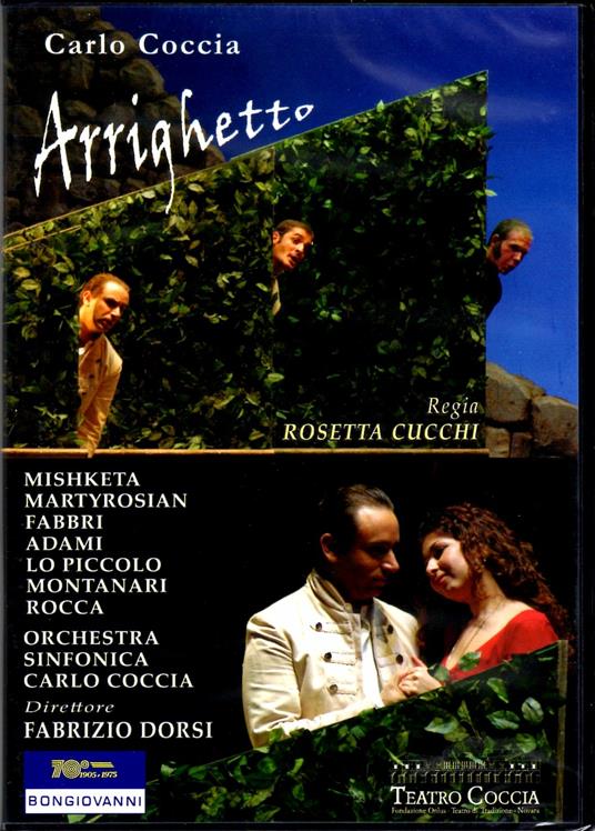 Carlo Coccia. Arrighetto (DVD) - DVD di Carlo Coccia,Fabrizio Dorsi