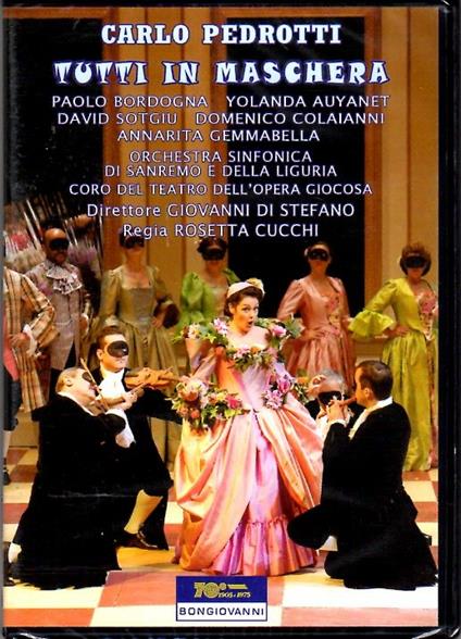 Carlo Pedrotti. Tutti in maschera (DVD) - DVD