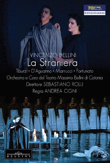 La Straniera (DVD) - DVD di Vincenzo Bellini,Sebastiano Rolli