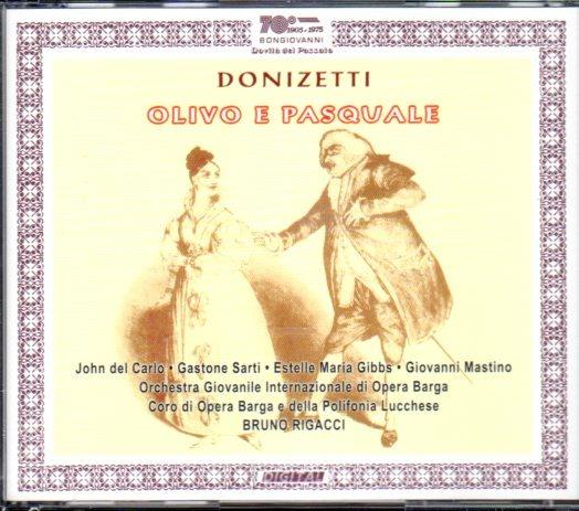 Olivo e Pasquale - CD Audio di Gaetano Donizetti