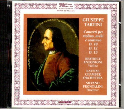 Concerti per violino - CD Audio di Giuseppe Tartini