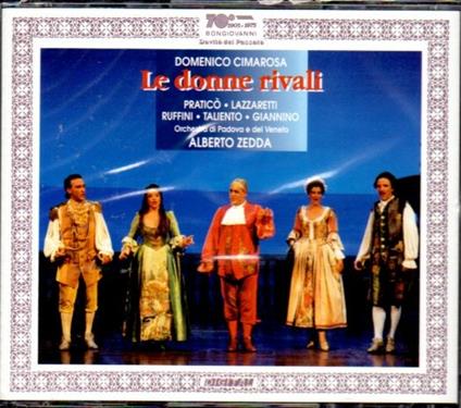 Le donne rivali - CD Audio di Domenico Cimarosa