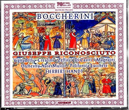 Giuseppe riconosciuto - CD Audio di Luigi Boccherini