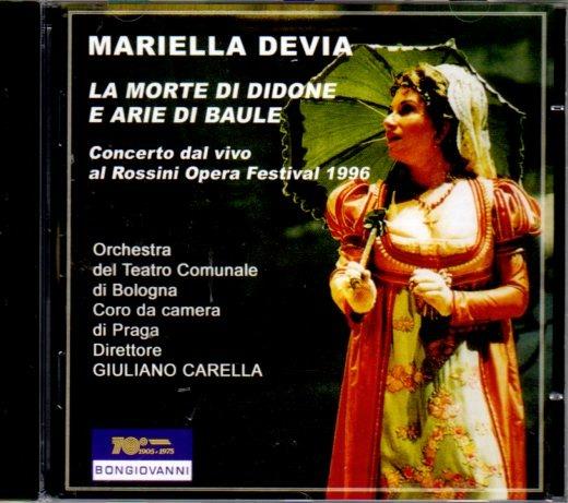 La morte di Didone - Arie di Baule - CD Audio di Gioachino Rossini