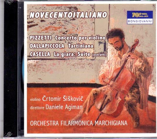 Novecentoitaliano - CD Audio di Daniele Agiman,Orchestra Filarmonica Marchigiana,Crtomir Siskovic