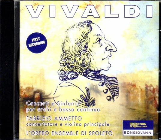 Concerti e Sinfonie per archi e basso continuo - CD Audio di Antonio Vivaldi