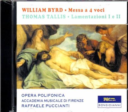 Messa a 4 voci / Lamentazioni I, II - Miserere Nostri - CD Audio di William Byrd,Thomas Tallis