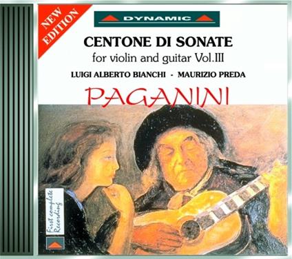 Centone di sonate per violino e chitarra vol.3 - CD Audio di Niccolò Paganini,Luigi Alberto Bianchi,Maurizio Preda