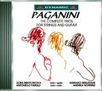 Trii per archi e chitarra - CD Audio di Niccolò Paganini