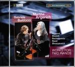 Opere per 2 pianoforti - CD Audio di Martha Argerich,Gabriele Baldocci