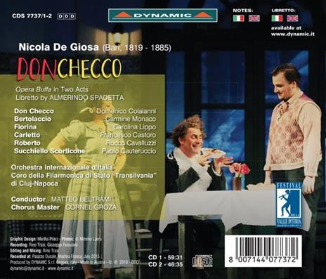 Don Checco - CD Audio di Nicola De Giosa - 2