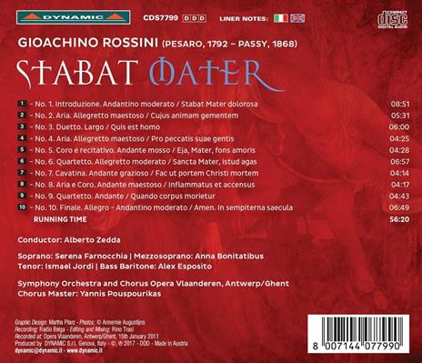 Stabat Mater - CD Audio di Gioachino Rossini,Alberto Zedda,Anna Bonitatibus - 2