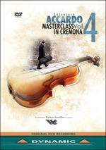 Salvatore Accardo. Masterclass in Cremona. Vol. 4 (DVD) - DVD di Johannes Brahms,Maurice Ravel,Salvatore Accardo,Maria Grazia Bellocchio,Saskia Giorgini