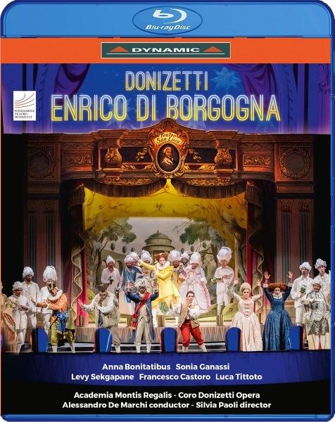 Enrico di Borgogna (Melodramma per musica) (Blu-ray) - Blu-ray di Gaetano Donizetti,Academia Montis Regalis