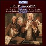 6 Sonate per flauto, violino e oboe - CD Audio di Giuseppe Sammartini