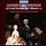 Arie - Correnti - Sarabande - Gighe - CD Audio di Giovanni Battista Bononcini