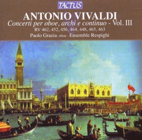 Concerti per oboe, archi e basso continuo - CD Audio di Antonio Vivaldi,Paolo Grazia