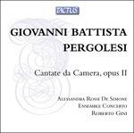 Cantate da camera op.2 - CD Audio di Giovanni Battista Pergolesi,Roberto Gini