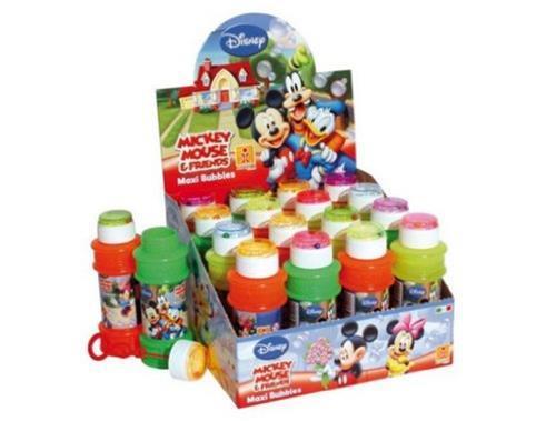 Display 16 Pz. Dulcop Bolle Di Sapone. La Casa Di Topolino. Flacone Maxi 175 Ml