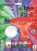 Bolle di Sapone Pistola Bolle Meccanica Piccola. Superpigiamini. Pj Masks. Blister 1 Pz 60 Ml