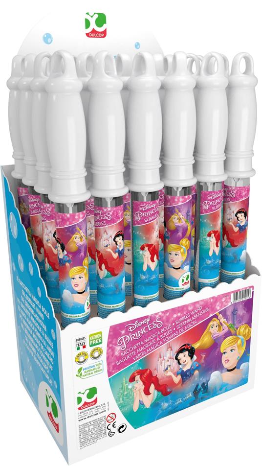 Kit Principesse Disney per 16 persone con bolle di sapone