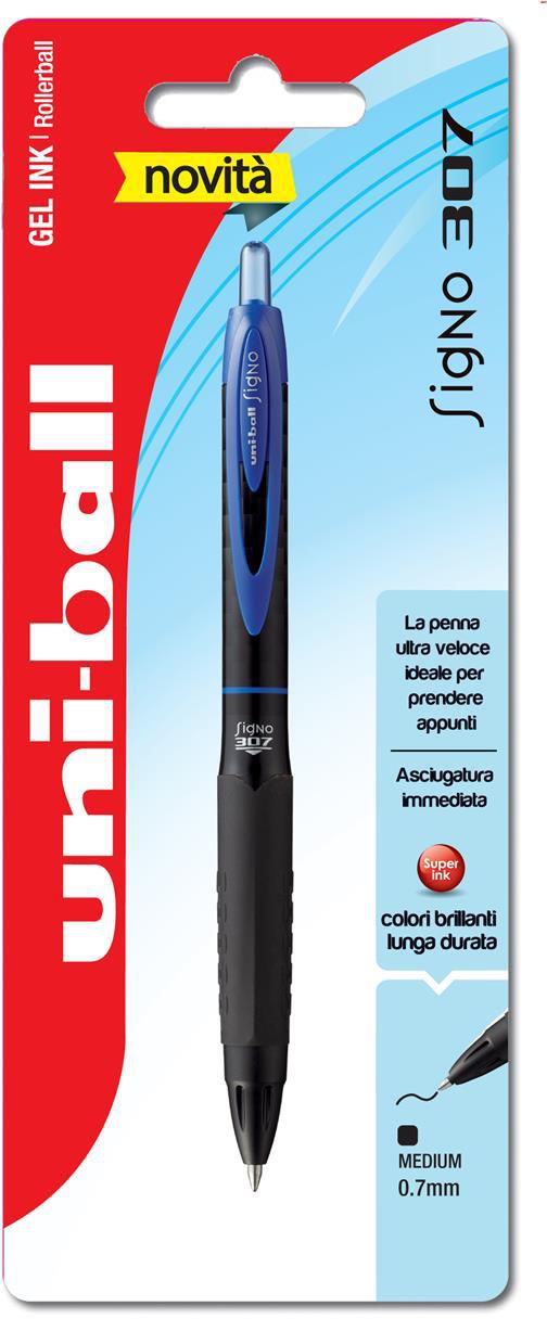 Penna Signo 307 Scatto 0,7mm. Blu