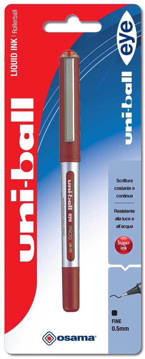 Uniball Eye Roller Liquik Ink. Rosso